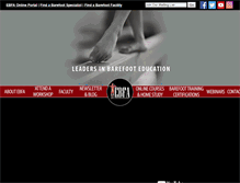 Tablet Screenshot of evidencebasedfitnessacademy.com